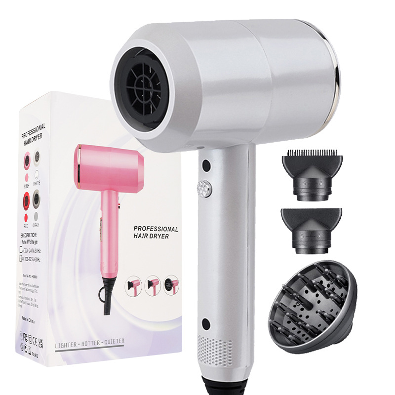 Rapid modeling top 3 wind speed regulating motor intelligent noise reduction, professional salon hotel home blow dryer 8 colors optional Brushless mot