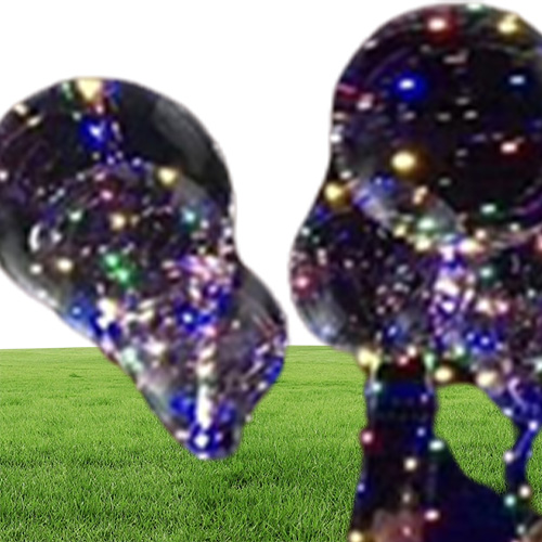 Luminous LED Balloon Transparent Colored Flashing Lighting Balloons With 70cm Pole Wedding Party Decorations Holiday Supply a428134178