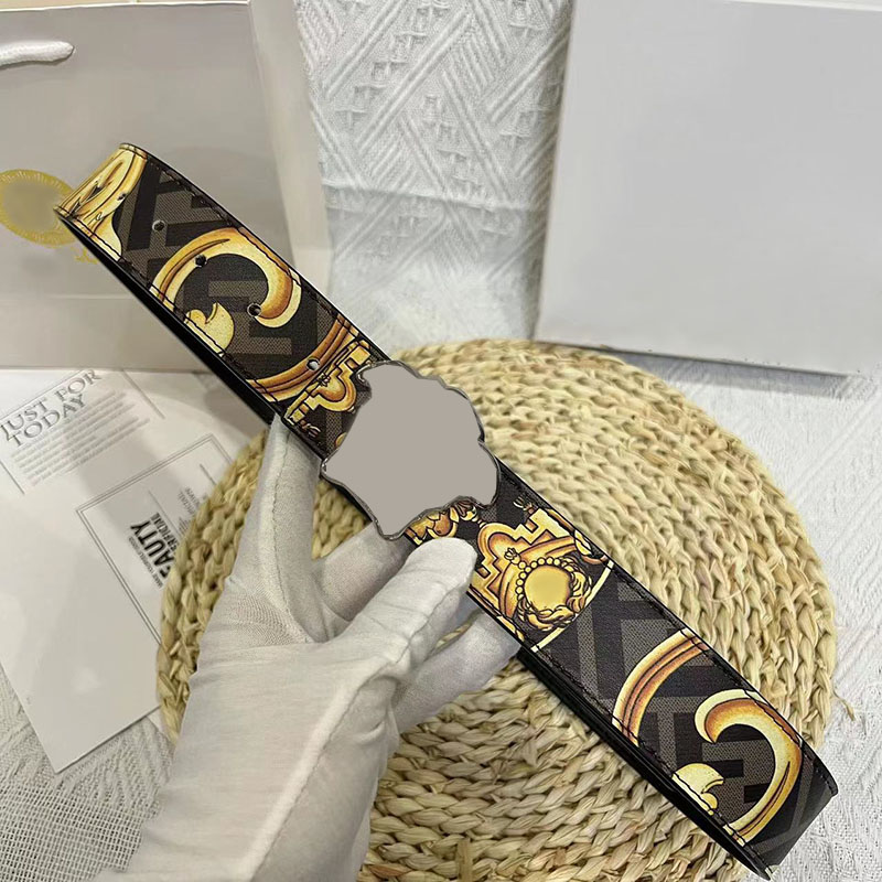 luxury designer belt leather men women business classic style fashionable design versaces versace2 great width 4 0cm very good