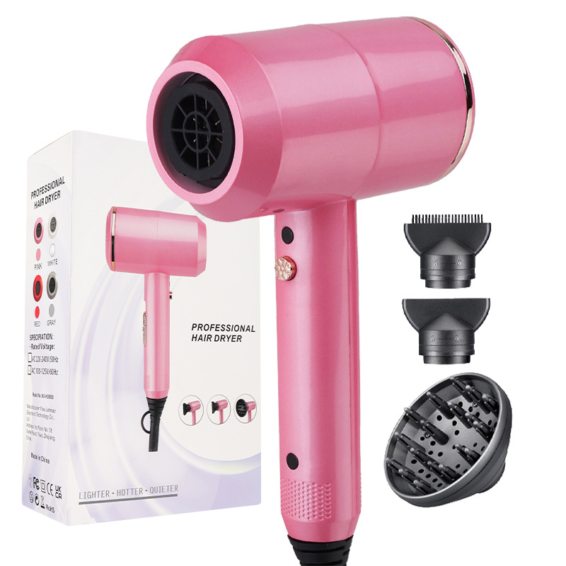Rapid modeling top 3 wind speed regulating motor intelligent noise reduction, professional salon hotel home blow dryer 8 colors optional Brushless mot