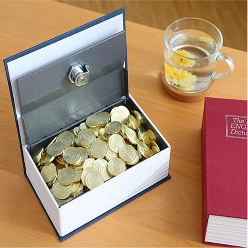 Other Electronics Secret Stash Money Safe Box Hidden Casket Book With Lock Vault Password Small Piggy Bank for Storing 231018