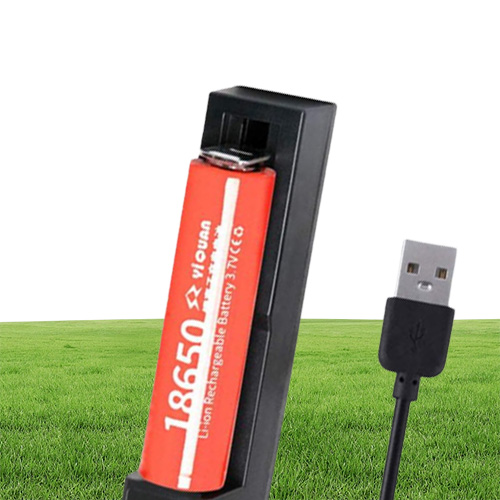 Intelligent USB 37V LiIon Universal Battery Charger Single Slot Suitable For 18650 26650 32650 18500 14500 Rechargable D4 UM2