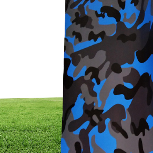 Arctic Blue Snow Camo Car Wrap With Air Release Gloss Matt Camouflage covering Truck boat graphics self adhesive 152X30M
