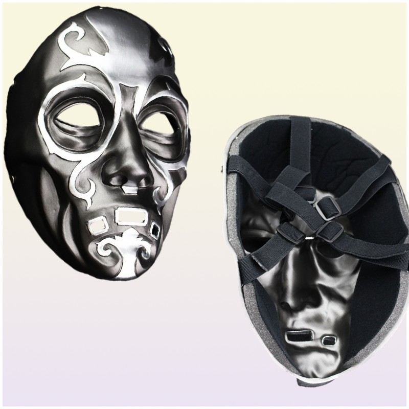 Eater Mask Cosplay Malfoy Lucius Mask Halloween Horror Bar Party Masquerade Costume Props Resin Mask Helmet 2009298487384