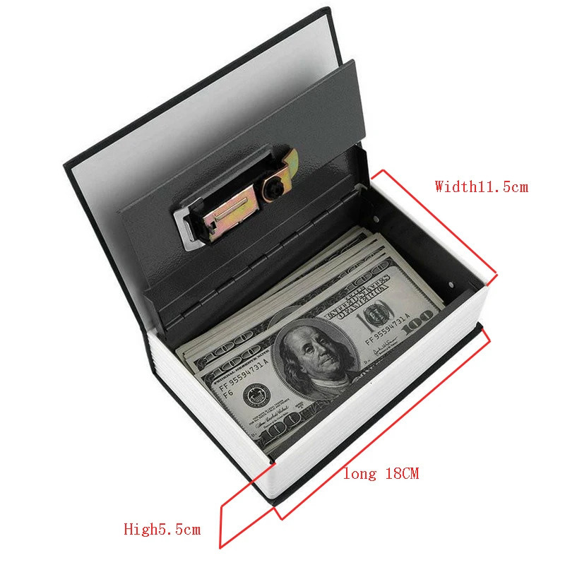 Other Electronics Secret Stash Money Safe Box Hidden Casket Book With Lock Vault Password Small Piggy Bank for Storing 231018