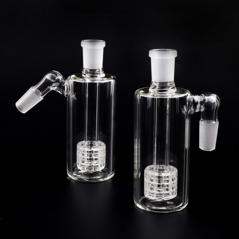 Glass Ash Catchers 14mm 18mm 45 90 Degrees Ashcatcher Tire Percolator For J-Hook Adapters Glass Bongs Oil Rigs