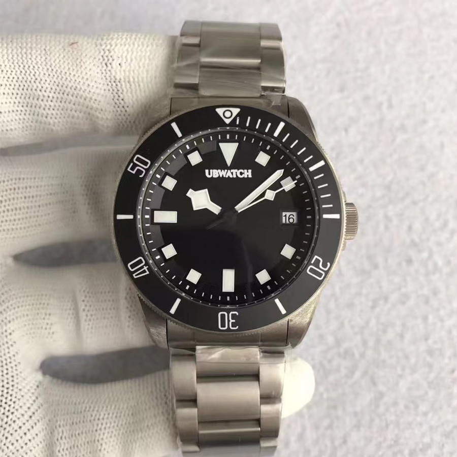 Pelagos watch Back Dial Automatic Mechincal Movement Stainless Steel Strap Mens Wristwatches