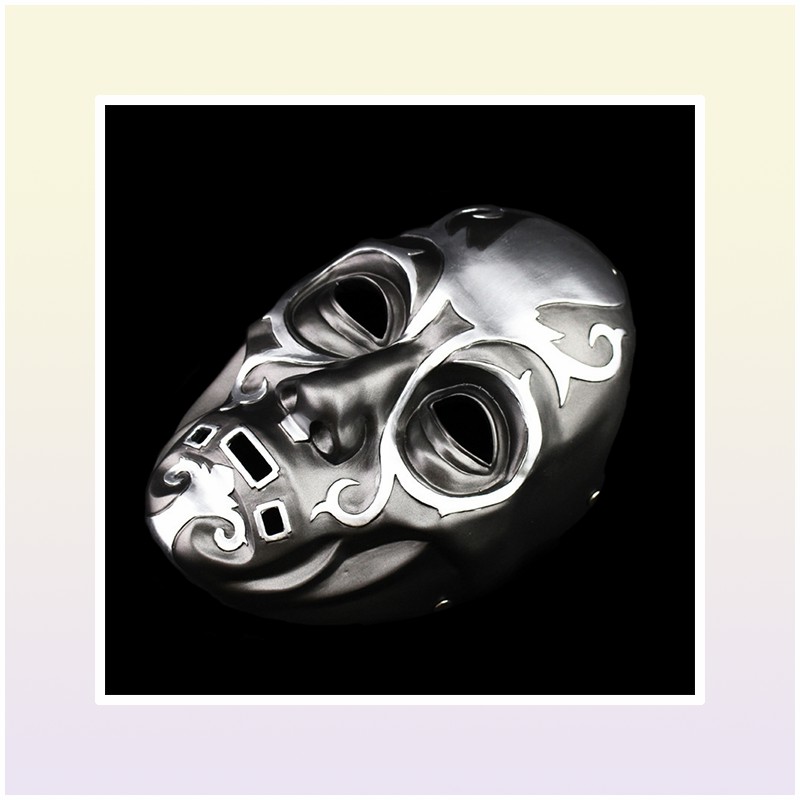 Eater Mask Cosplay Malfoy Lucius Mask Halloween Horror Bar Party Masquerade Costume Props Resin Mask Helmet 2009298487384