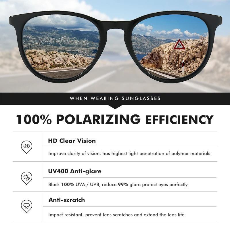 Sunglasses LM Kids Sunglasses Girls Boys Round Polarized Glasses Goggles Gift For Children Baby UV400 Eyewear With Case de sol 231017