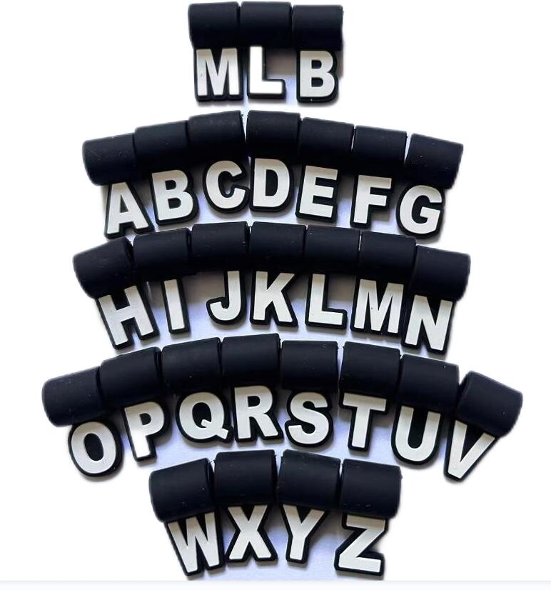 Accessori Sportivi In Titanio Croce Con Lettera In Silicone Numeri A-Z Ciondolo…