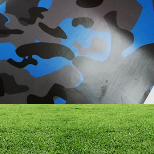 Arctic Blue Snow Camo Car Wrap With Air Release Gloss Matt Camouflage covering Truck boat graphics self adhesive 152X30M