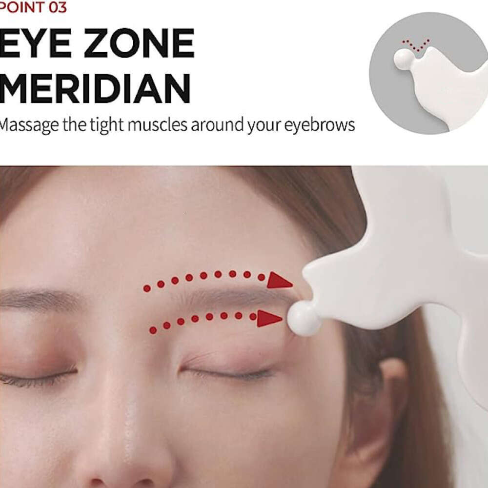 Portable Ceramic Guasha Borad Body Massager Gua Sha Face Lift Slimmer Reduces Puffiness Muscle Relief Relaxing Acupuncture Massage Tool Health Care