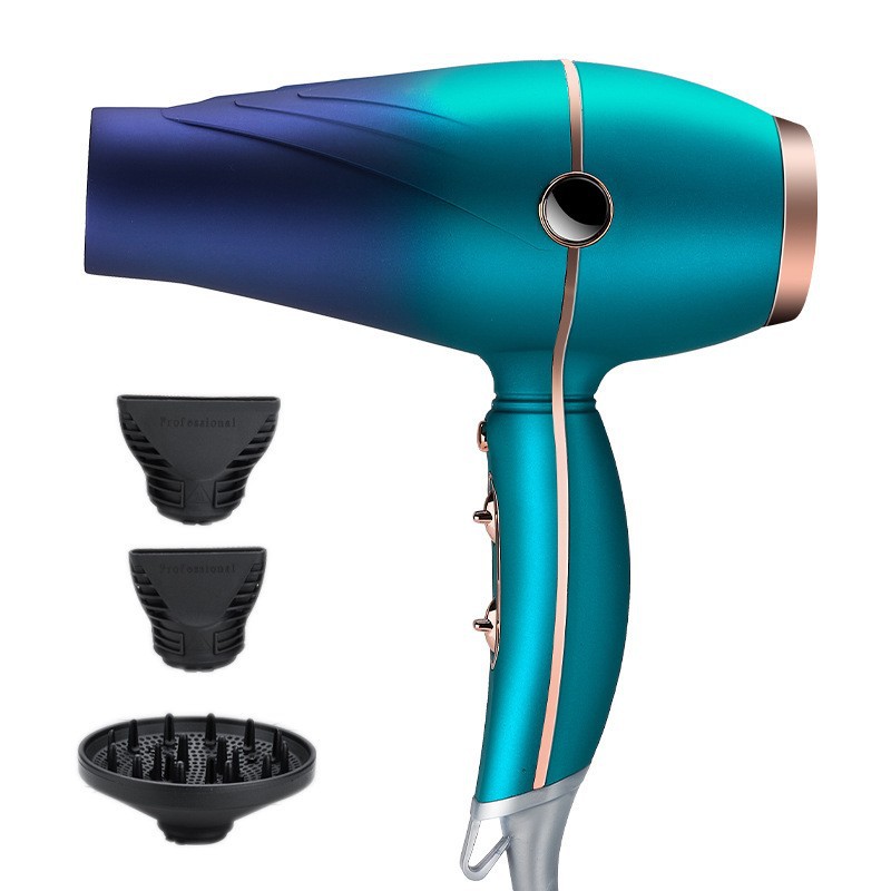 Classic high power dresser and hair salon with long wire EU plug real 2000 w high-power professional hair dryer with a variety of optional quality ass