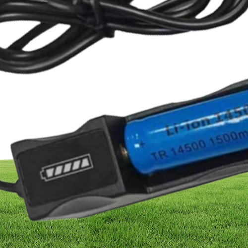 Intelligent USB 37V LiIon Universal Battery Charger Single Slot Suitable For 18650 26650 32650 18500 14500 Rechargable D4 UM2