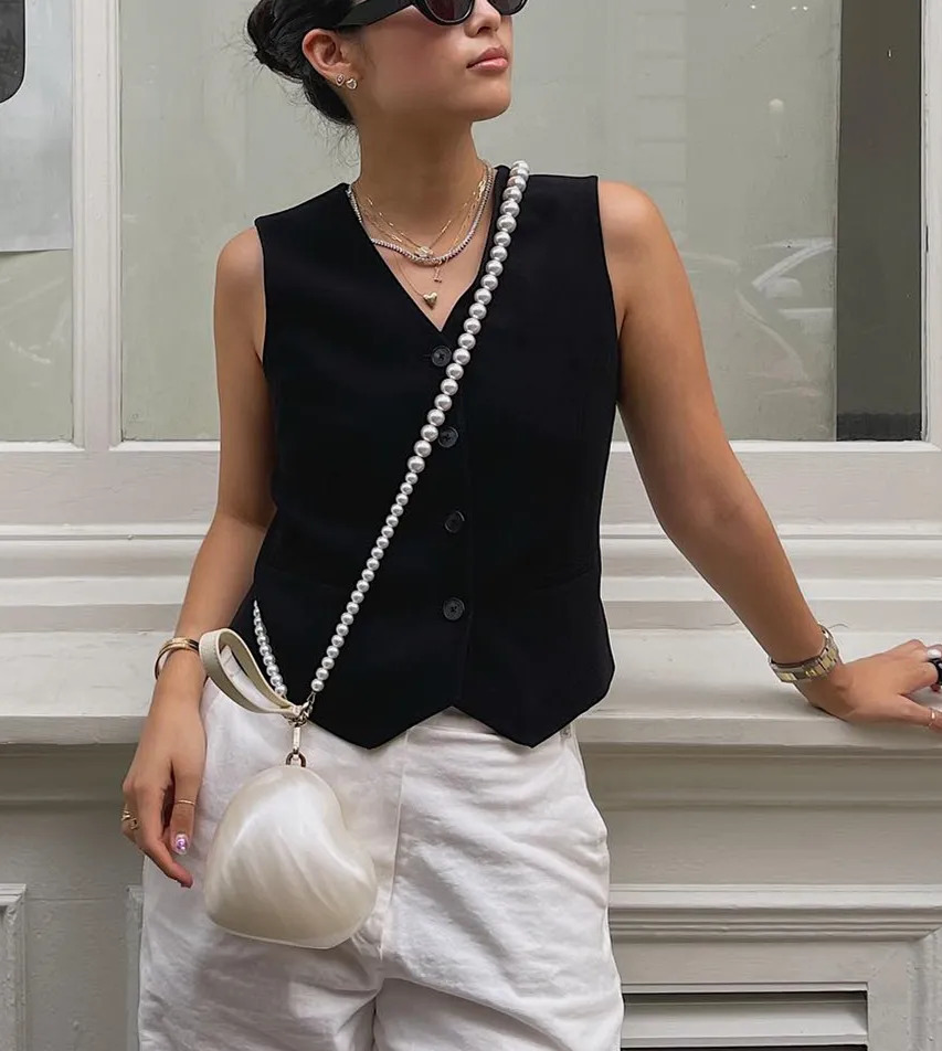 Evening Bags Acrylic heart bag women evening party cute pearl color purse 2023 clutch handbag with strap wholesale 231017