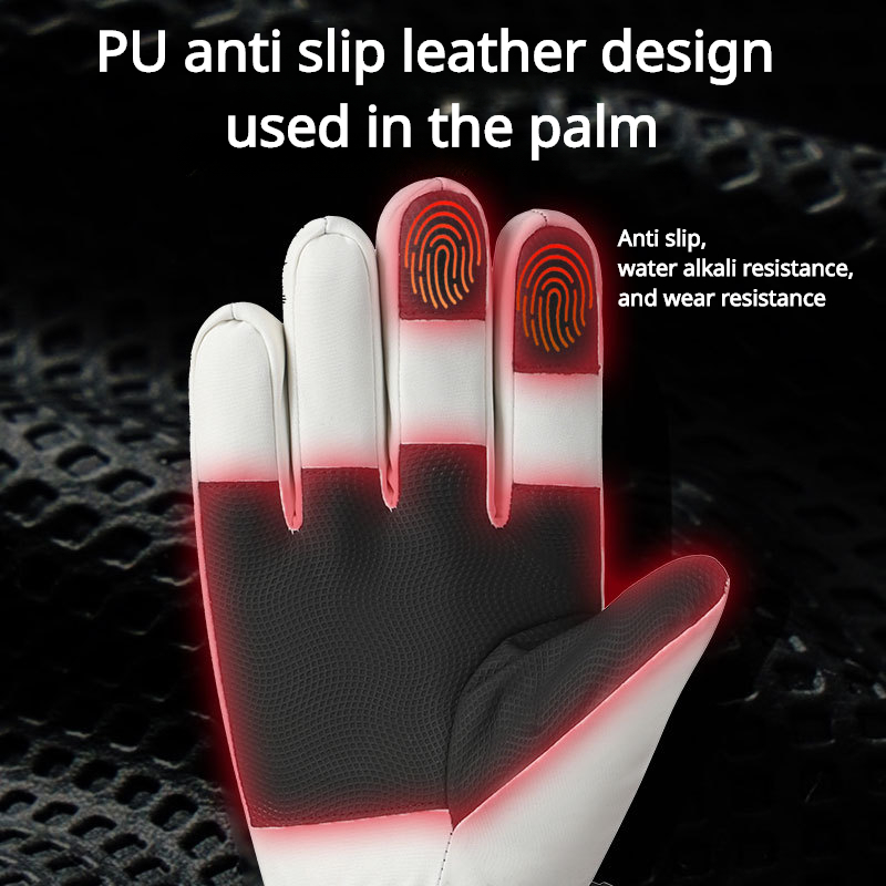 Ski gloves for men and women in winter with plush and thick insulation, windproof and waterproof outdoor cycling gloves