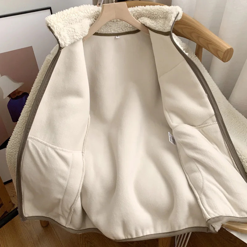 Womens Jackets Autumn and Winter Men womens Windproof Polar Fleece Jacket Warm Coat 231018