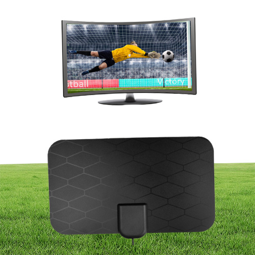 Protable 4K Digital 1080p DVBT2 TV Antenna Booster 50 Miles HDTV For RV Outdoor Indoor Car Antenna