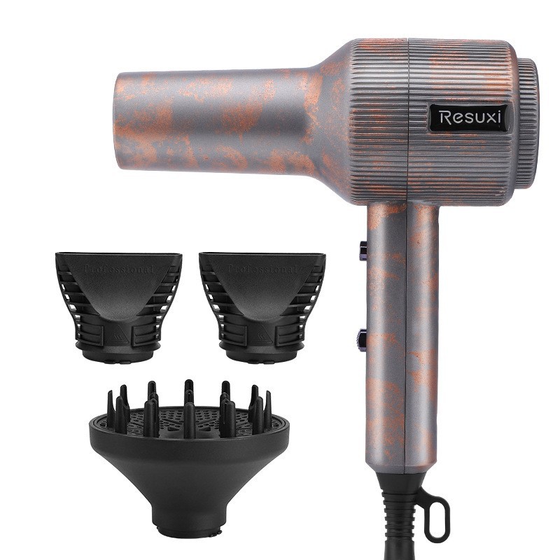Classic high power dresser and hair salon with long wire EU plug real 2000 w high-power professional hair dryer with a variety of optional quality ass