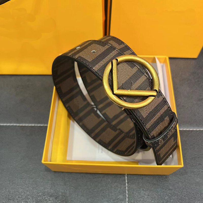Belt designer belt mens belt Fashion Classic fashion casual letter smooth needle buckle buckle genuine leather belt Width 3.8cm 8 Styles with BoxFactory Store box