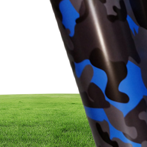 Arctic Blue Snow Camo Car Wrap With Air Release Gloss Matt Camouflage covering Truck boat graphics self adhesive 152X30M