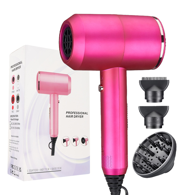 Rapid modeling top 3 wind speed regulating motor intelligent noise reduction, professional salon hotel home blow dryer 8 colors optional Brushless mot