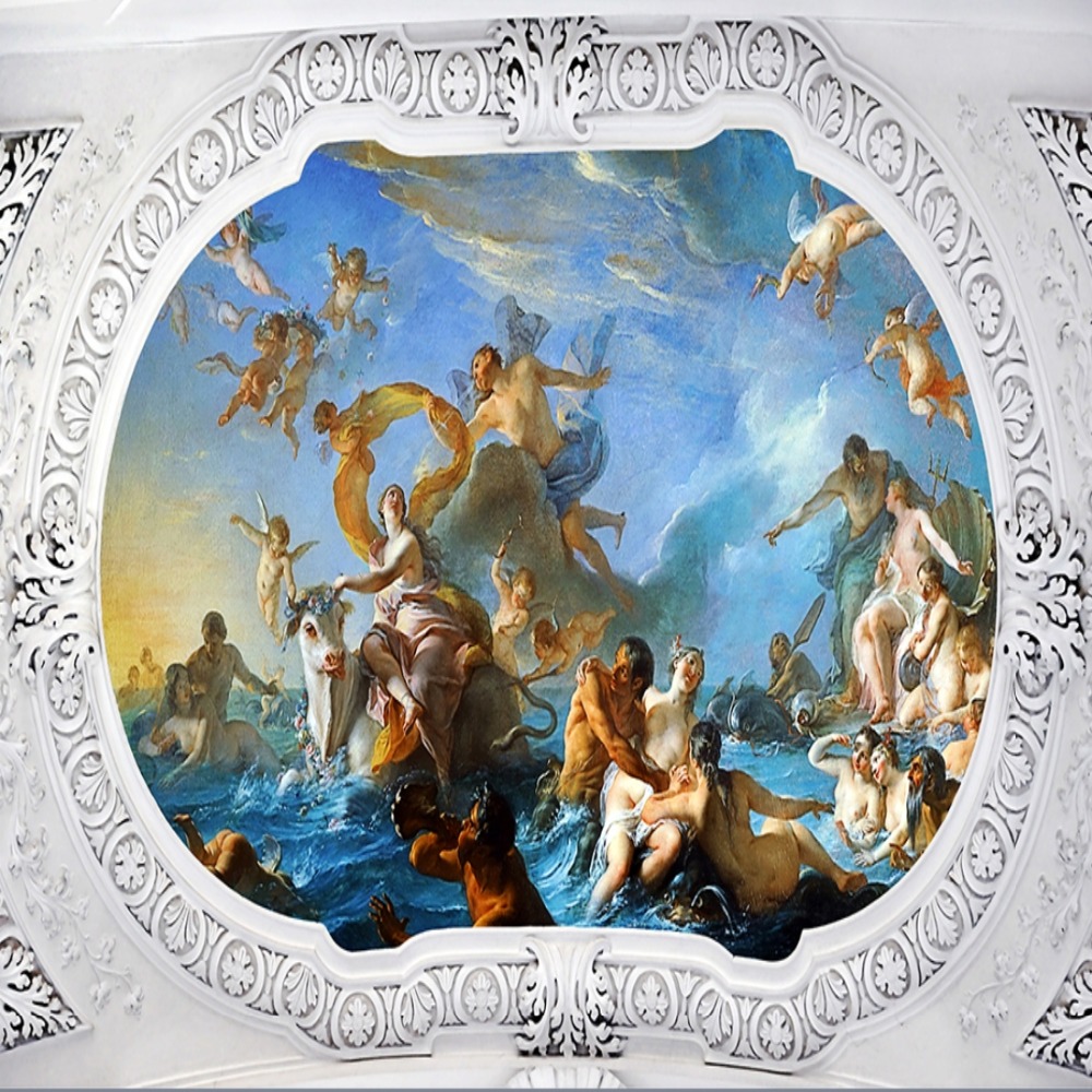 Ceiling Wallpaper Murals Living Room Bedroom Ceiling Mural Decor Europe ceilings angel ceilings