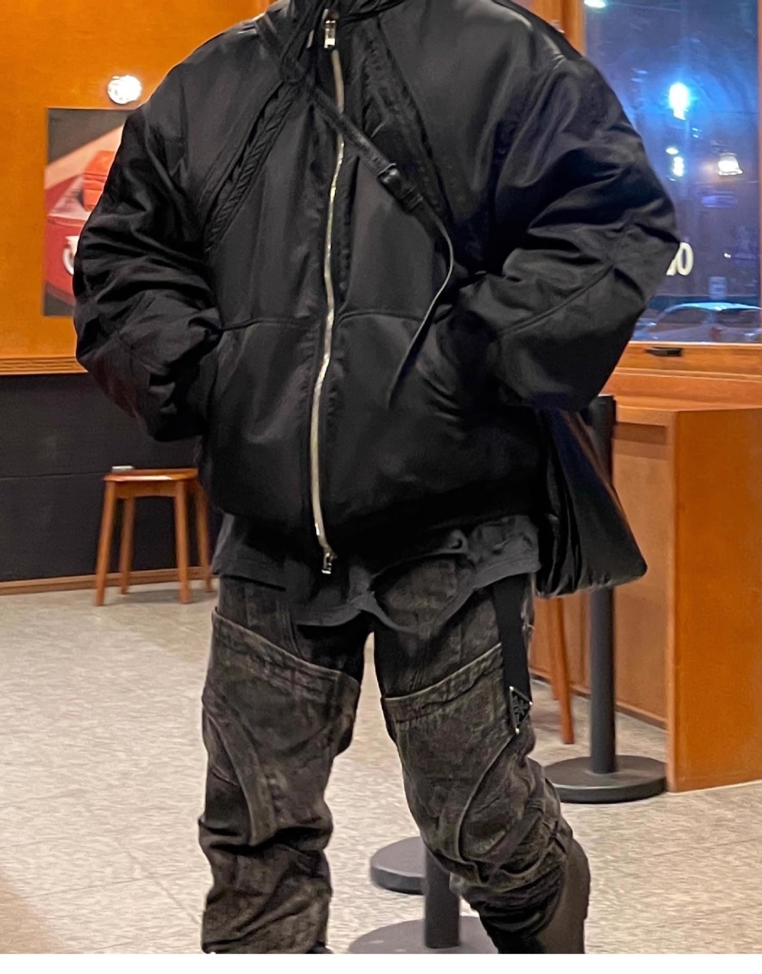 Fashion Brand Far.ARCHIVE Zipper High Street Vintage MA1 Outwear Jacket Stand Collar outside Jackets Men Outwear