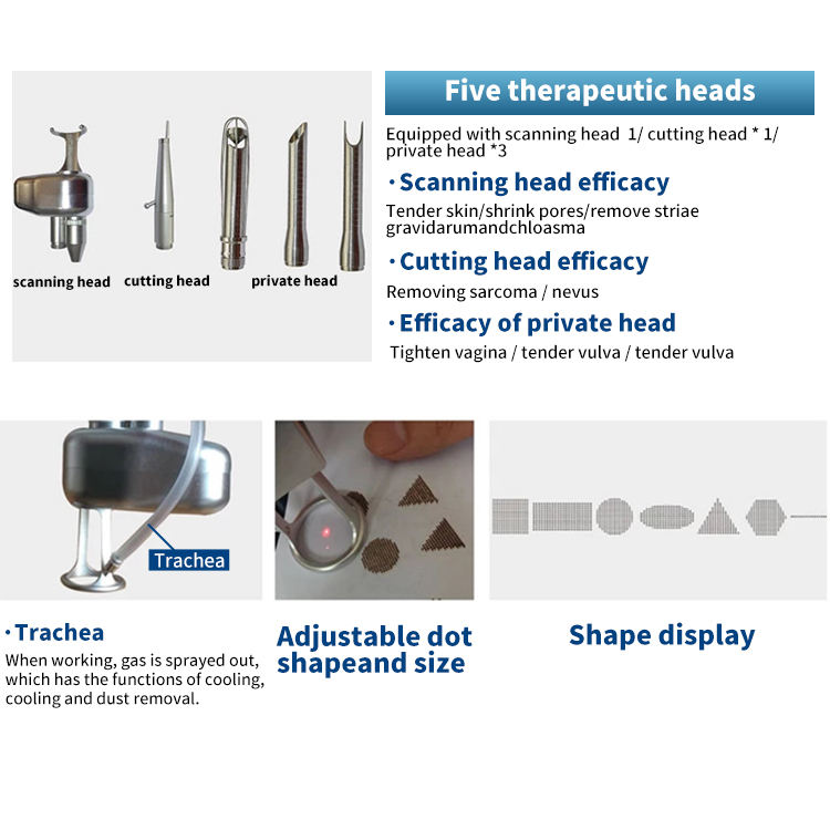 Portable Laser Co2 Fractional Laser Machine for Skin Tightening Scar Removal Beauty machine