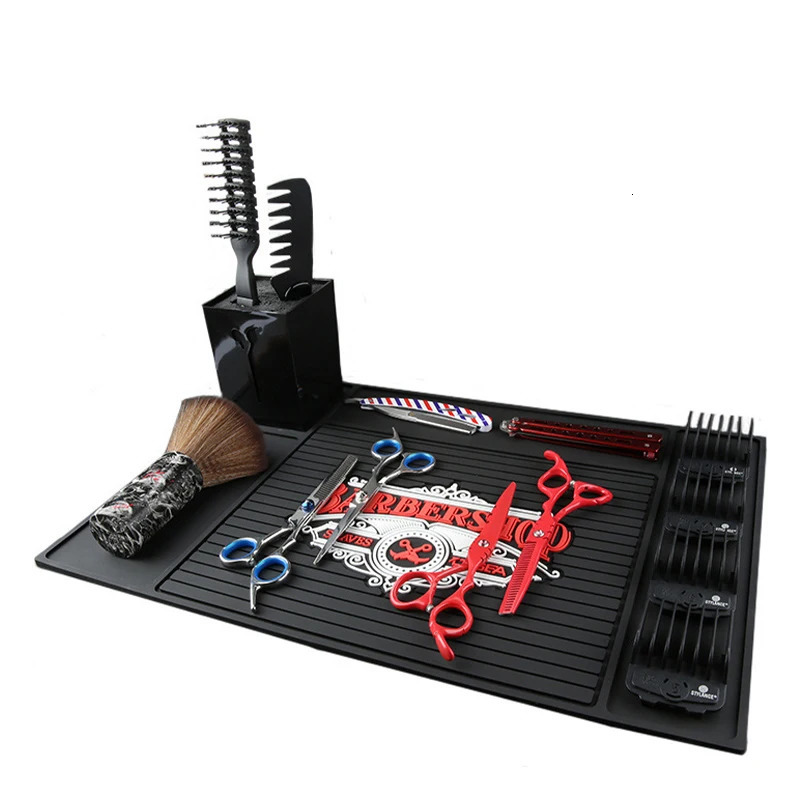 Other Hair Cares 1Pc Haircut Tool Mat Silicone Cushion Non-slip Mat Anti-skid Mat for Hair Salon Storage Barber Clippers Hair Dresser Accessories 2310