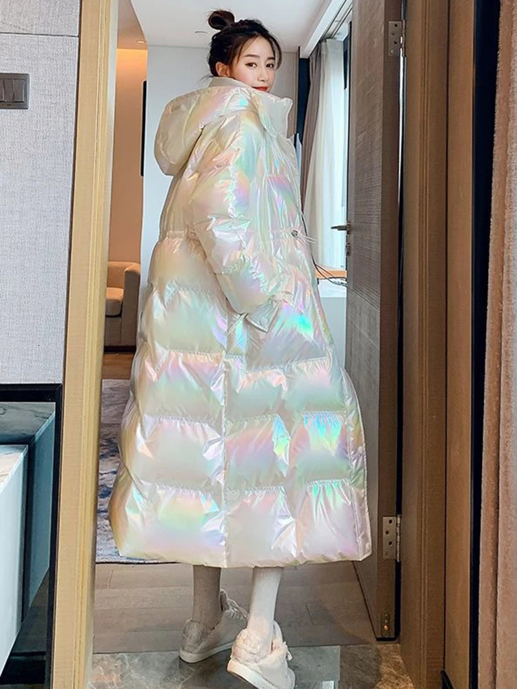 Women's Down Parkas 2023 Female Winter Waterproof Long Cotton Padded Jacket Women Hooded Thick Warm Snow Coat Fashion Oversized Outerwear 231018