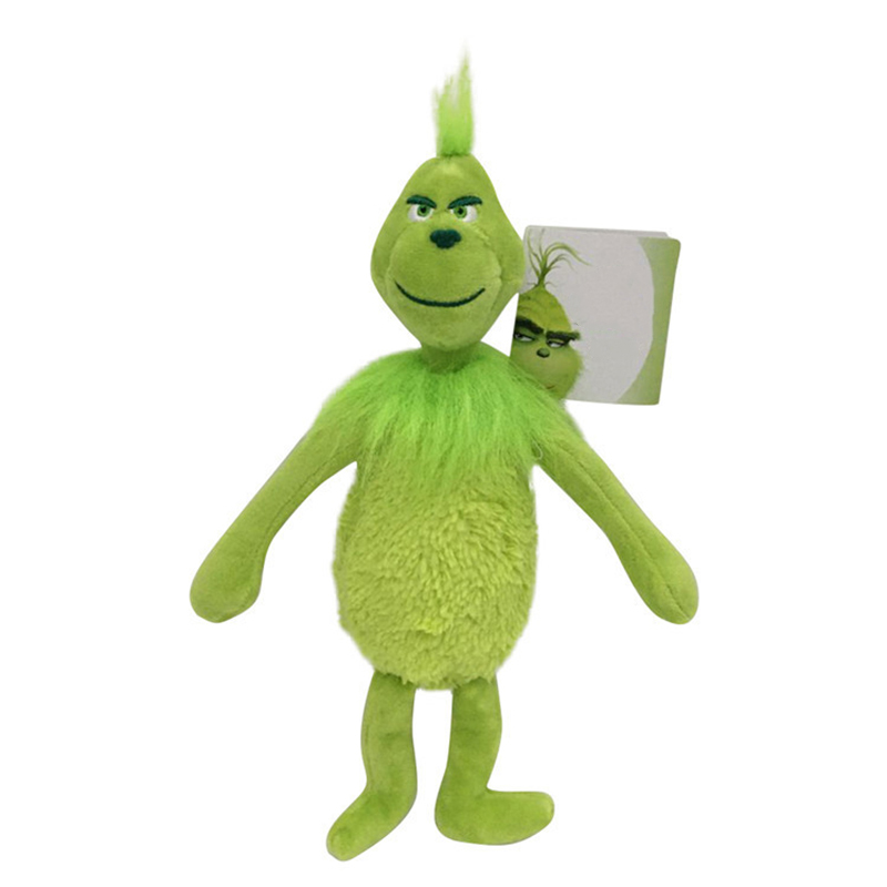 Christmas Decorations Grinch Animal Plush Toys Cute Green Monster Cartoon Doll Kids Funny Toy Xmas Gifts