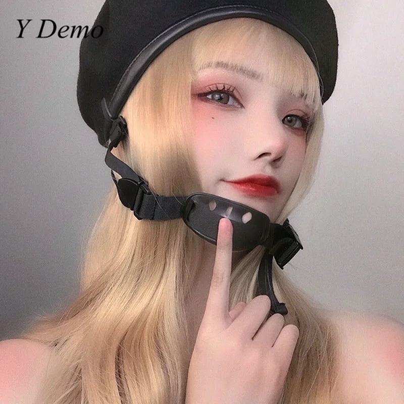 Berets Harajuku Adjustable Buckle Women Beret Grunge Y2k Straps Girl Painter Hat For Female 231018