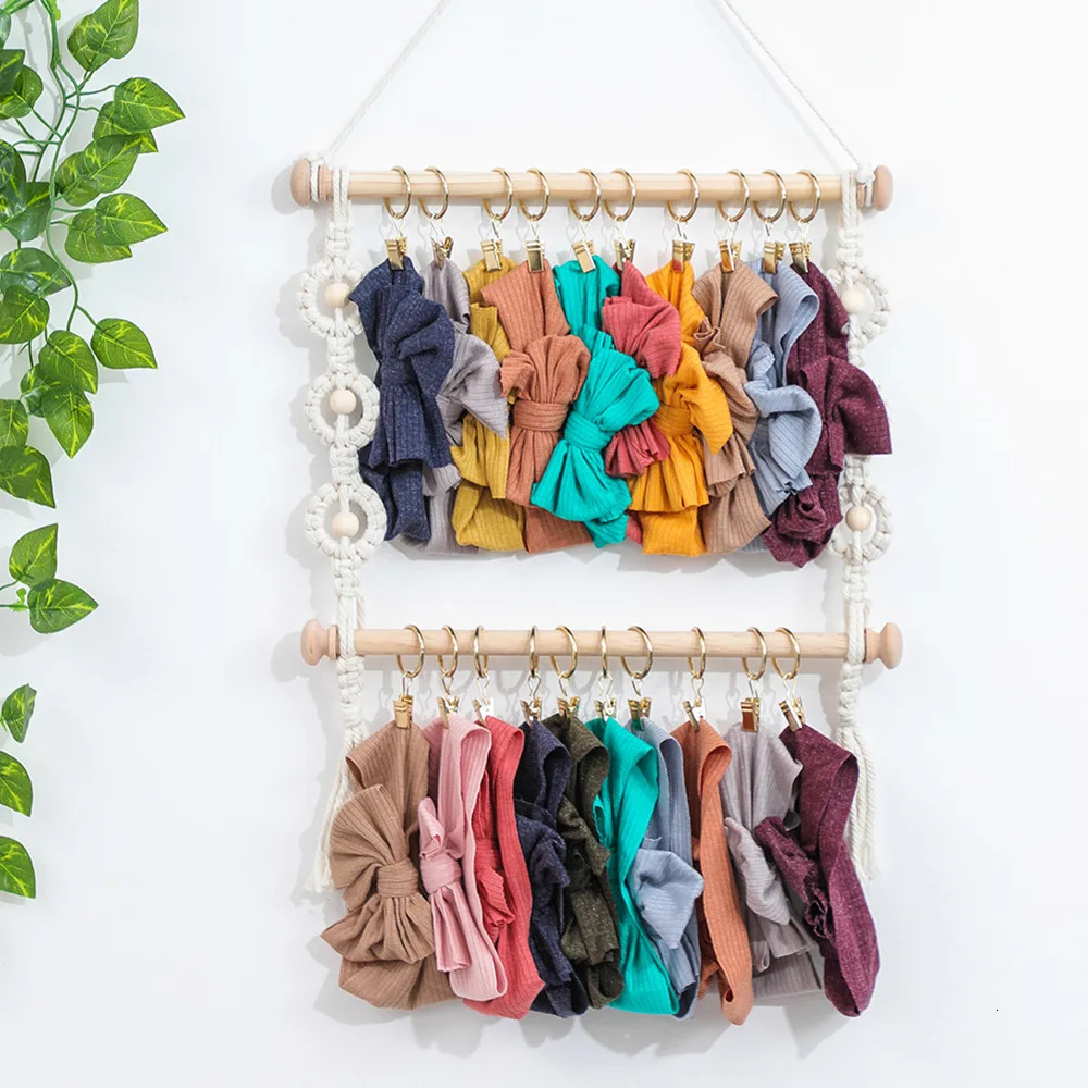 Hair Accessories Headband Holder Bows Organizer Baby For Girls Bow Hanger Storage 231019