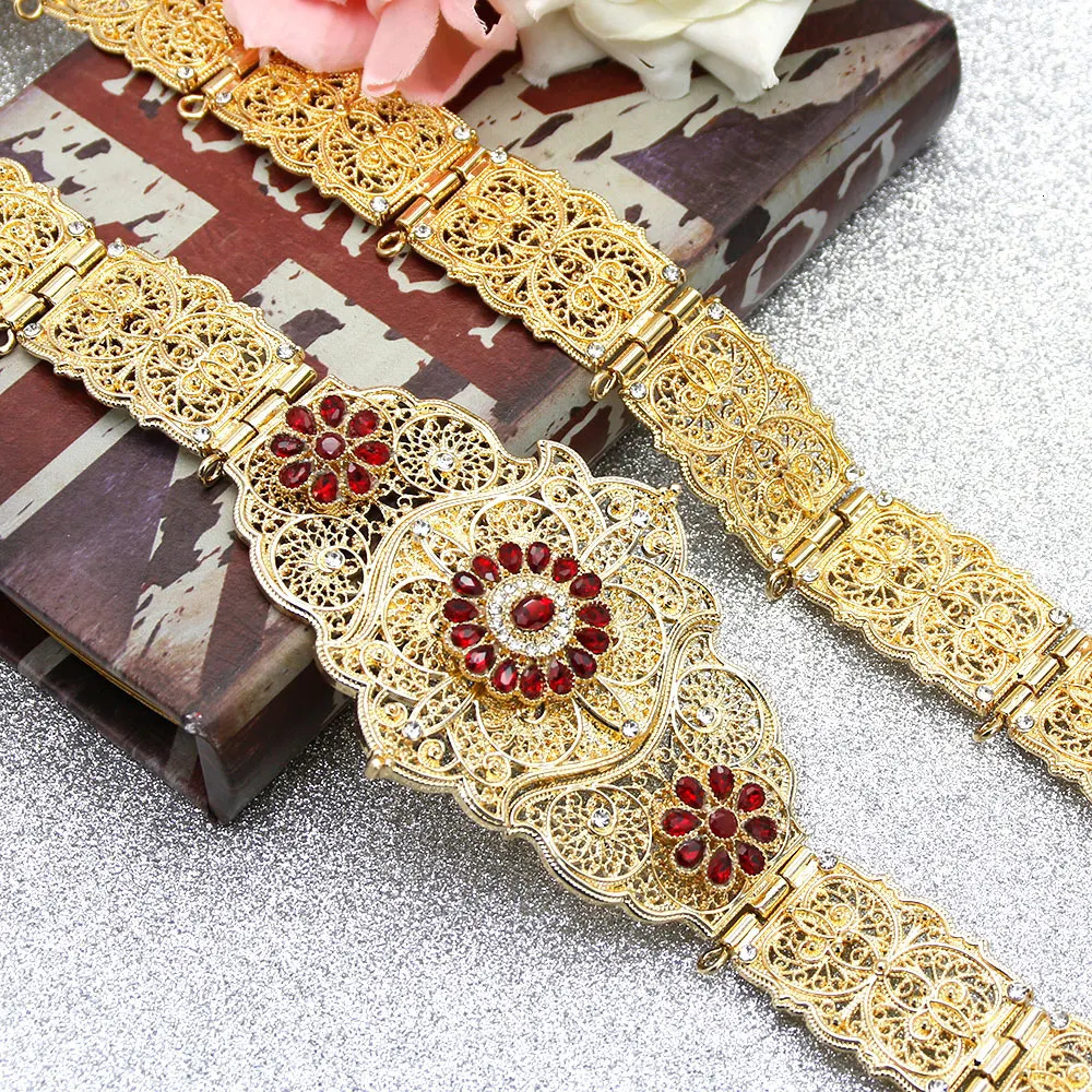 Other Fashion Accessories Sunspicems Caucasus Women Belt Breastplate Bride Jewelry Sets Ethnic Wedding Dress Belt Necklace Turkish Chest Bibs Waist Ch