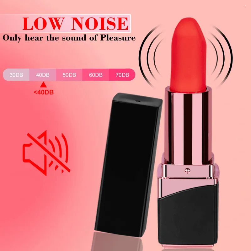 Vibrators Mini Lipstick Vibrator Vaginal Massage Dildos Sex Toys For Woman AV Stick Product Small Bullet Clitoris Stimulator 231018
