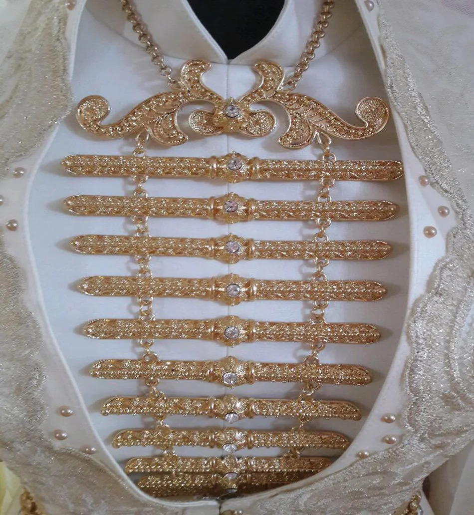 Other Fashion Accessories Sunspicems Caucasus Women Belt Breastplate Bride Jewelry Sets Ethnic Wedding Dress Belt Necklace Turkish Chest Bibs Waist Ch
