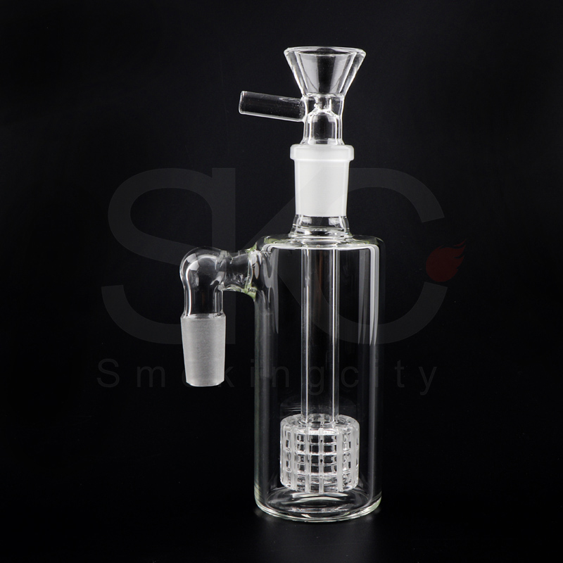 ash catchers Ash Catcher 14mm 18mm Thick Pyrex Clear Bubbler Ashcatcher with Glass Bowl For Dab Rigs Bongs Pipes