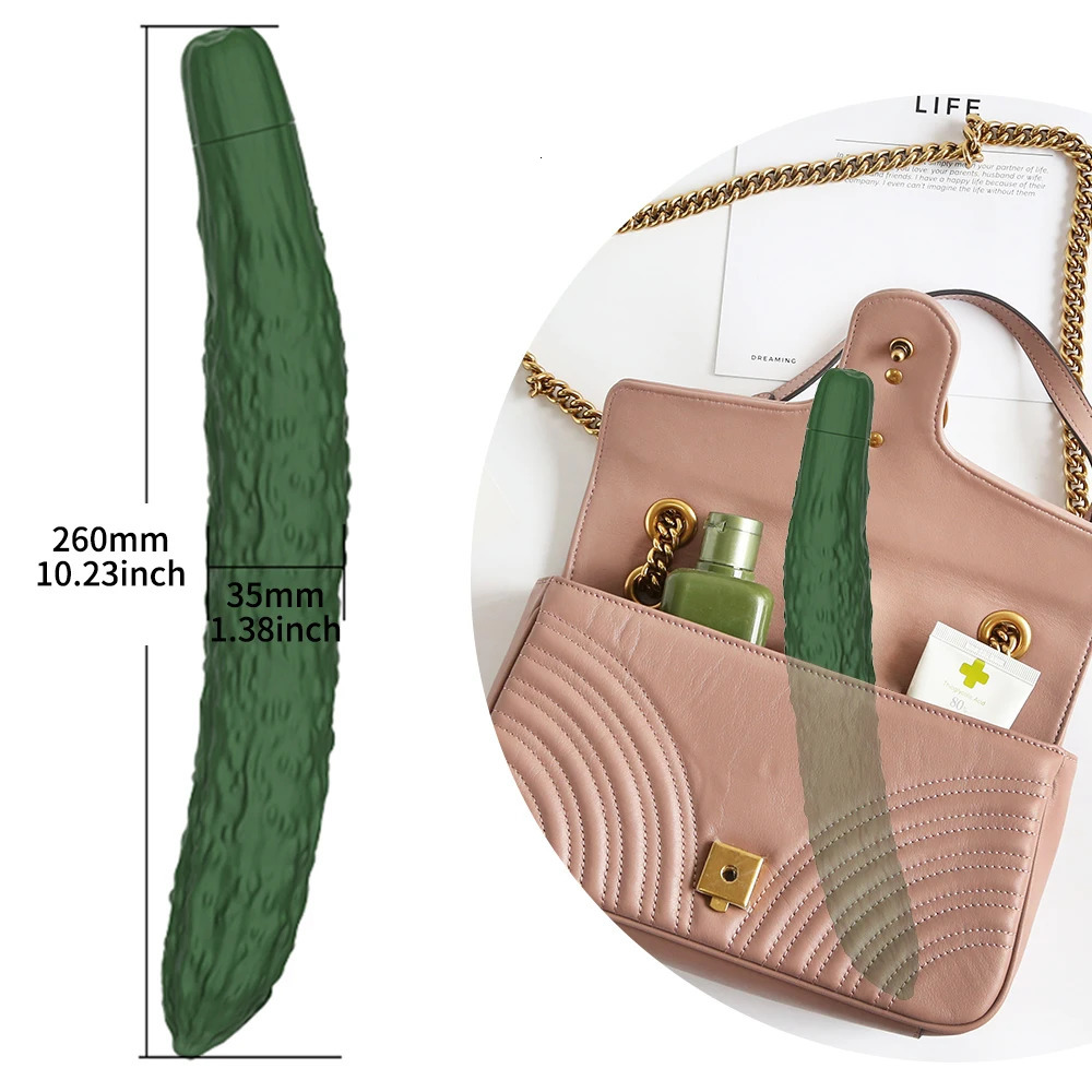 Vibrators Cucumber Vibrator Dildo Sex Shop Nipple Clit Massager Female Masturbator Gspot Vagina Stimulator Toys for Couple 231018