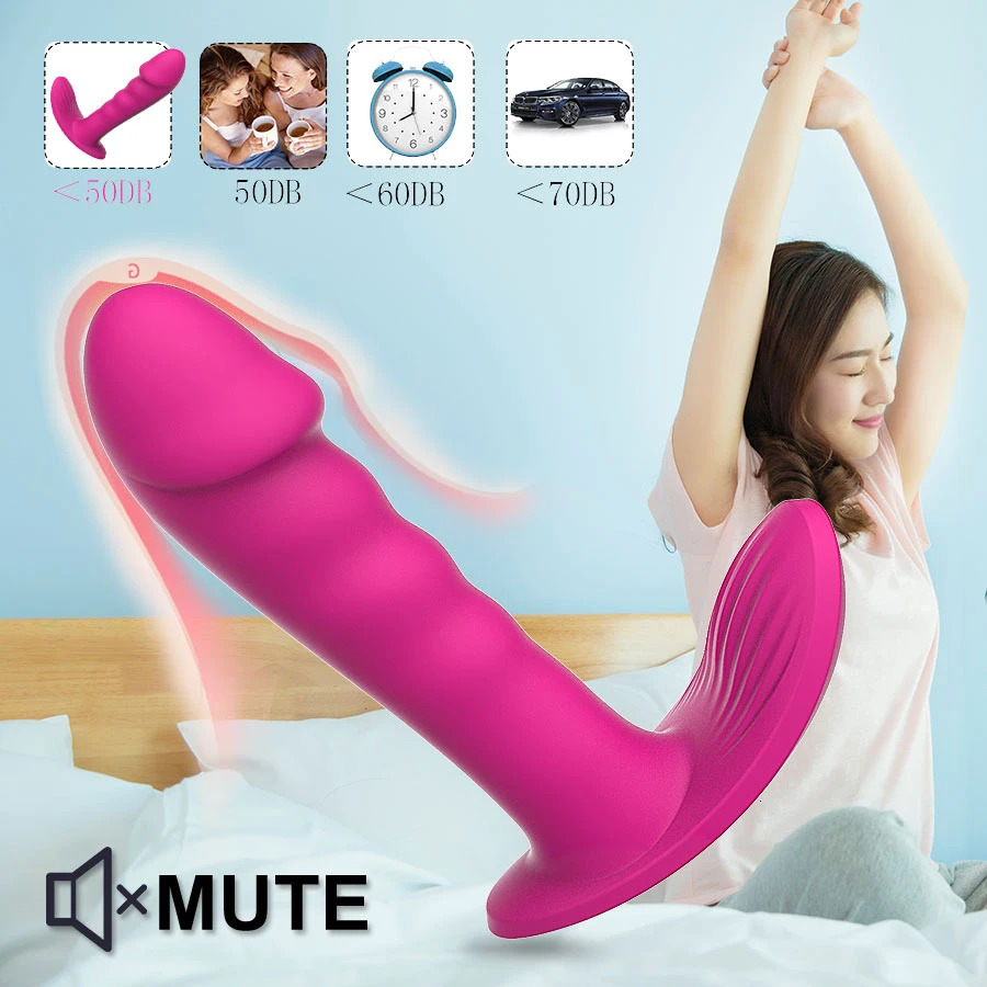 Vibrators Strong Dual Motor Wearable Dildo Vibrator for Woman Remote Control G Spot Clitoris Stimulator Mute 10 Speeds Panties Vibrating 231018