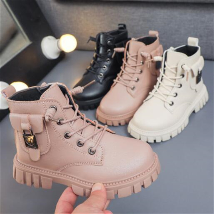 Fashion Children Martin Boots Toddler Baby Ankle Boot Autumn Winter Kids Shoes Boys Girls Snow Boots