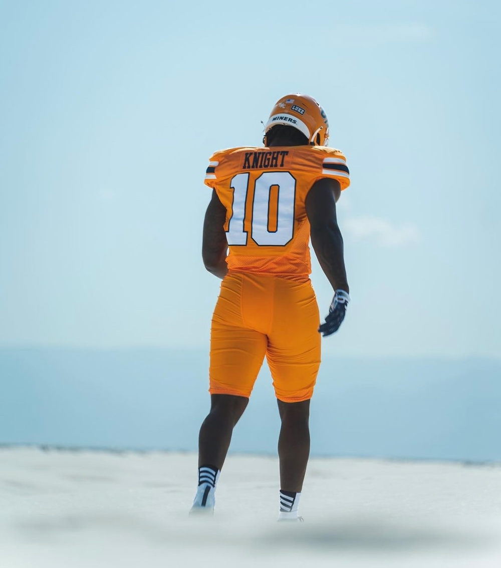 Unisex Football Jersey 2024 UTEP Miners Embroidered Details Uniform DoubleStitched Polyester Breathable Fabric Fits SXXXL Top