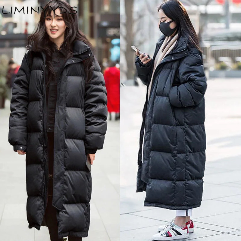 Women's Down Parkas Hooded Coat For Women Autumn Warm Thick Long Puffer Winter 2023 Ladies Jackets Couple Models Men And Parka Quilte 231018