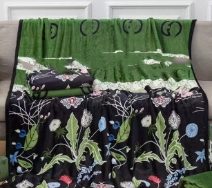 Fashion Foreign Trade Blanket Flannel Blanket Gold Mink Velvet Blanket Office Nap BlanketS