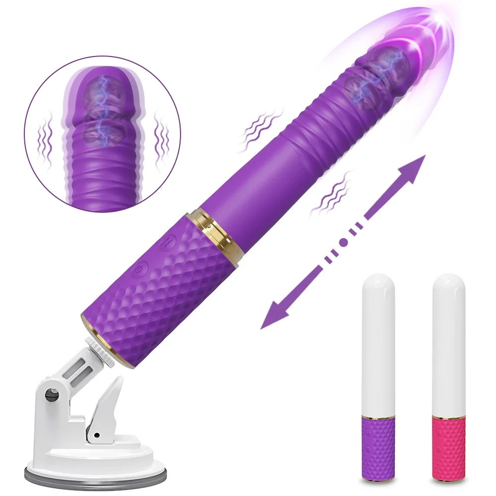 Vibrators Telescopic Dildo for Women G Spot Thrusting Retractable Vaginal Adult Sex Toys Female Masturbation Automatic Machine 231018