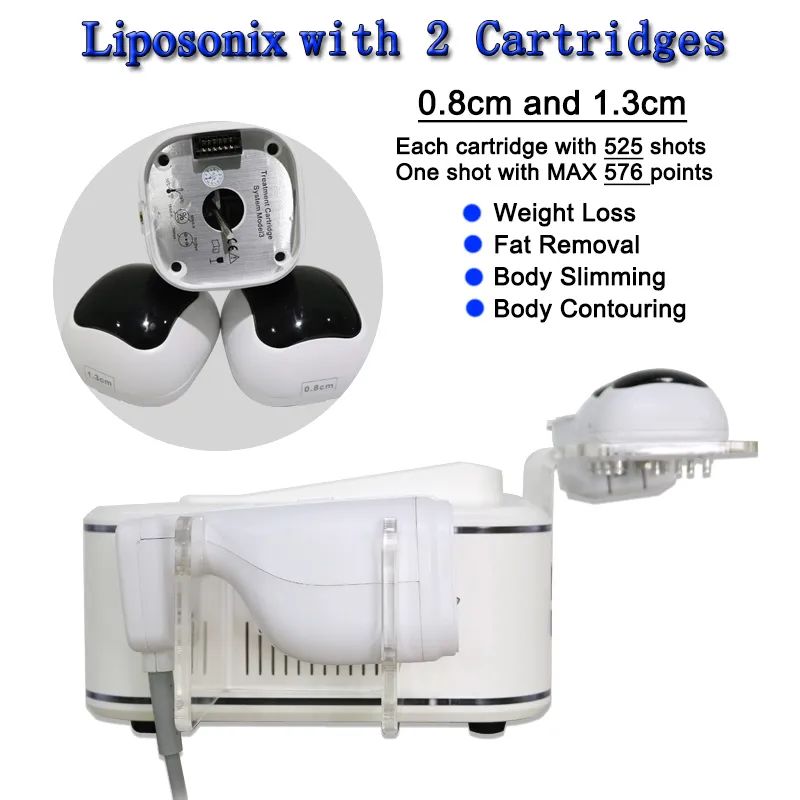3D Hifu Treatment Heads Cartridge For Liposonic Body Sliming Fat Removal Loss Weight Machine Liposonix Fat Removal Beauty Machine