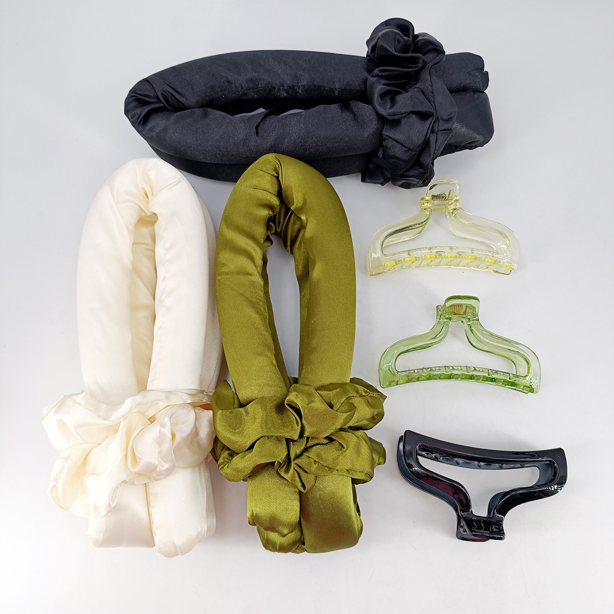 3cm Sponge Headband Air Wave Sponge No Heat Curlers Women Sleeping Modeling Tool Hair Accessories