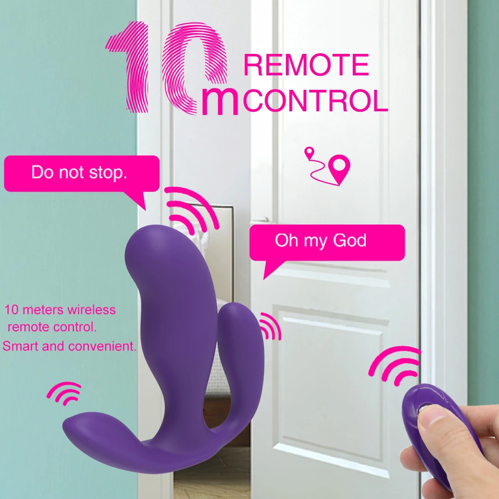 Vibrators 3 in 1 Panties Wearable Female Sex Toys Wireless Remote Vibrator for Women G Spot Clitoris Stimulator Anal Massager 231018