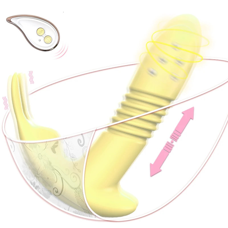 Vibrators Dildo Vibrator For Women Anal Sex Toy Telescopic Rotating Vagina G Spot Massage Clitoris Stimulator Remote Vibrating Masturbator 231018