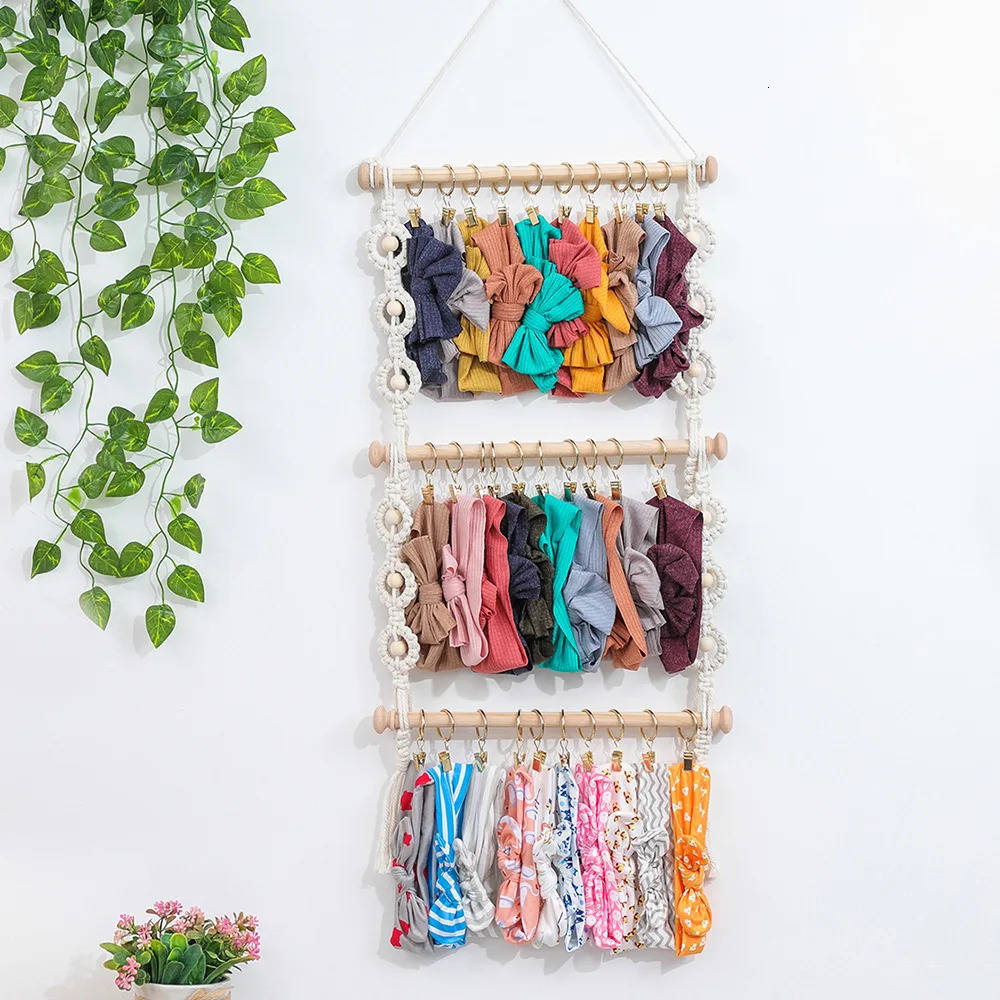 Hair Accessories Headband Holder Bows Organizer Baby For Girls Bow Hanger Storage 231019